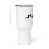 Jeep Dog Travel mug with a handle